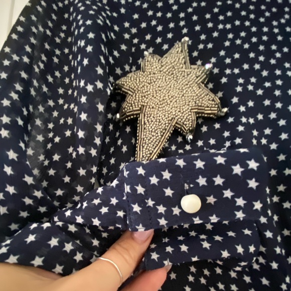 ANDREEVA FALL'17 Dreams Dress with silver Star brooch - Picture 7 of 9